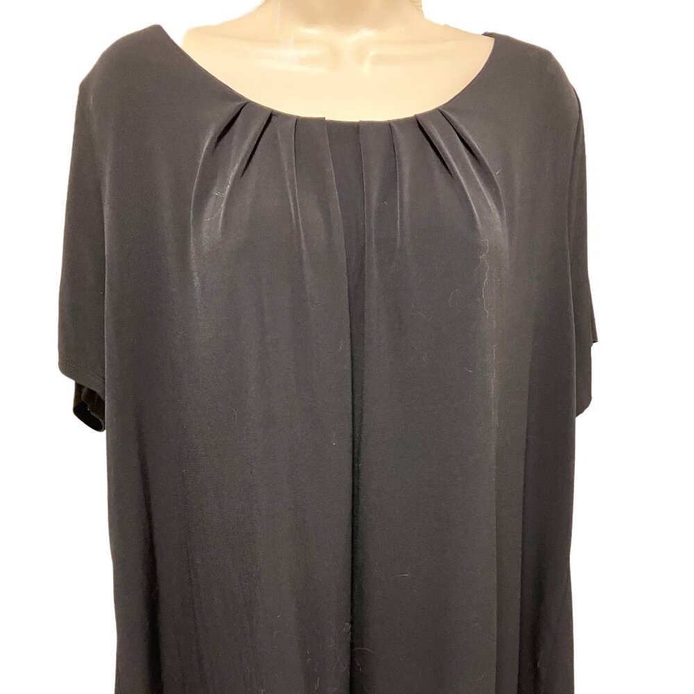 EUC Liz Claiborne Black Blouse Size: 2X - Picture 2 of 6